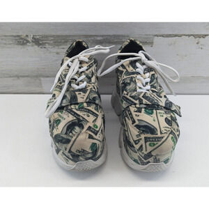 Liliana Money All Over Print Platform Chunky Sole Sneakers Size 7